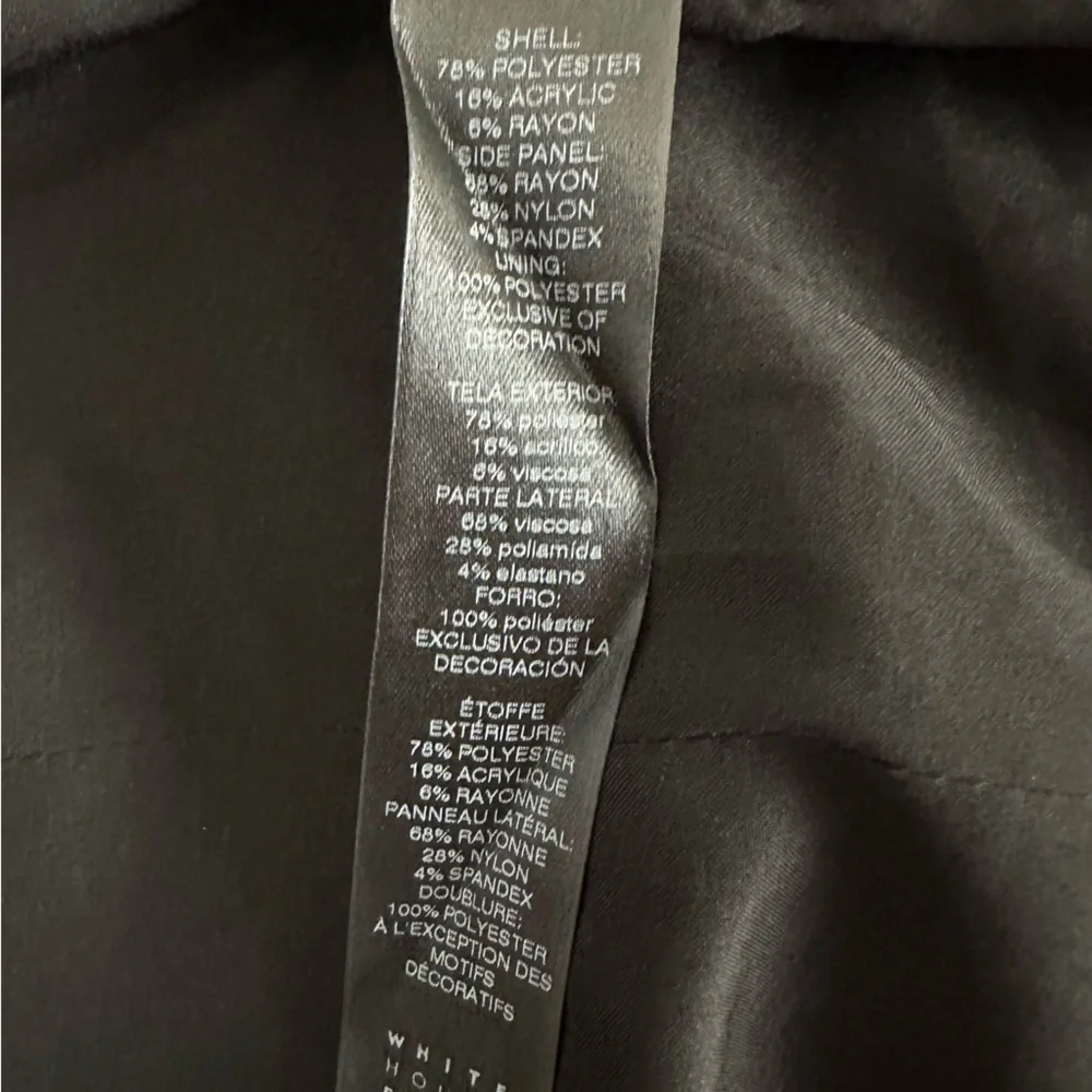 White House Black Market Tweed Fringe Moto Jacket - Picture 9 of 9